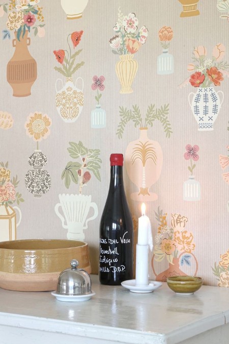 Afbeeldingen van Kleurcombinatie Floral Daiquiri Misty Gray - 901-01 - 08021-01